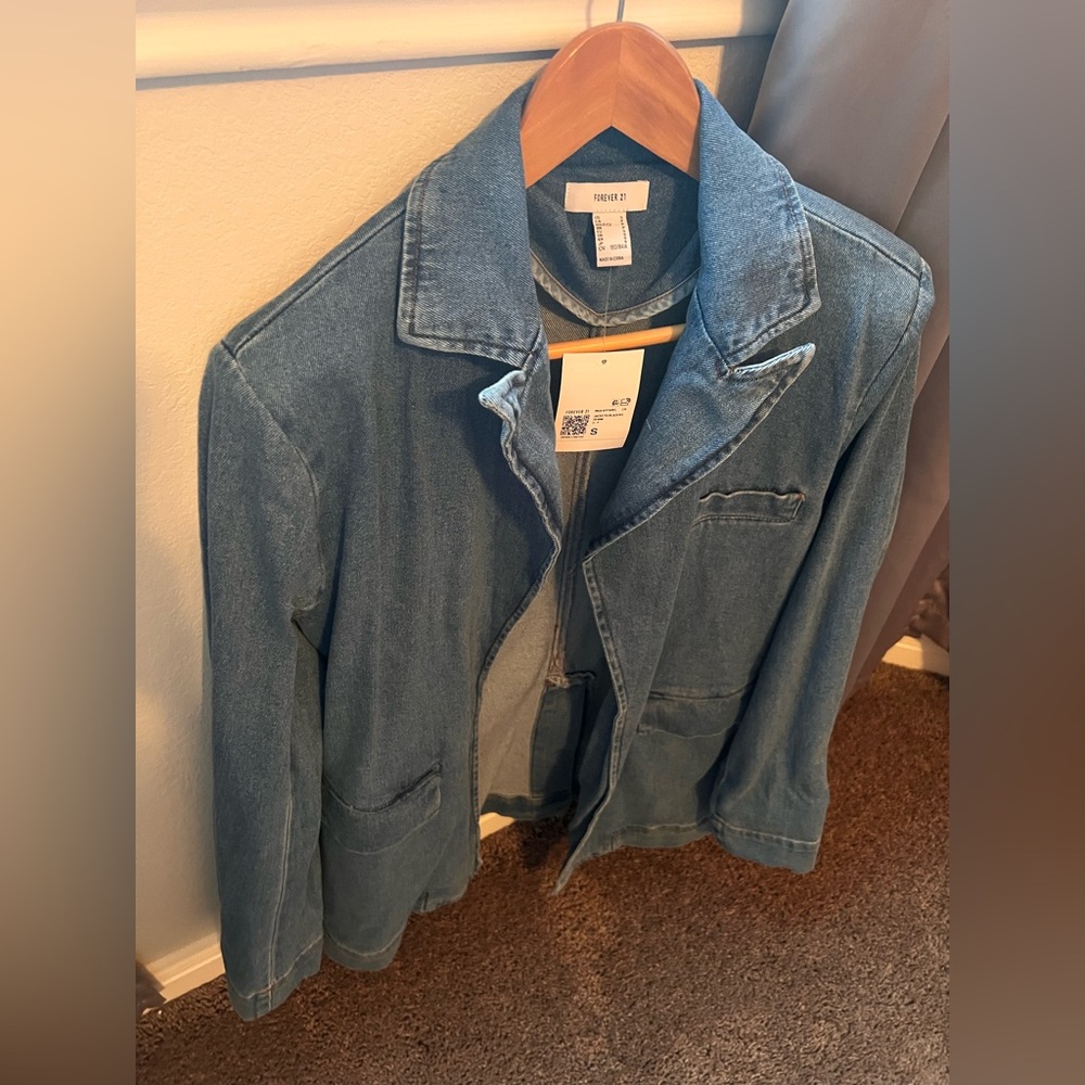 Forever 21 Denim Blazer - Picture 9 of 10